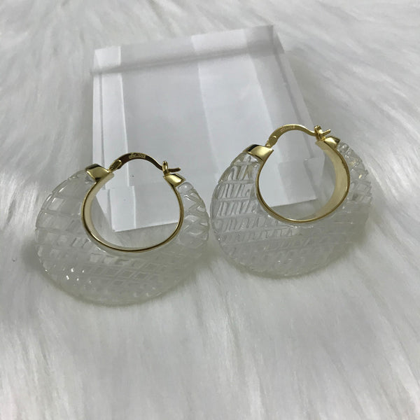 ‘Glossy Bag  ‘ Earrings