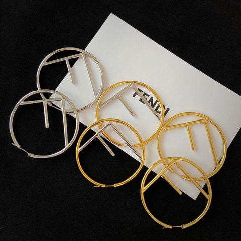 ‘FF Hoop’ Earrings