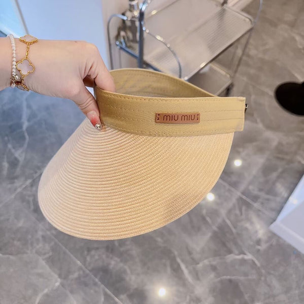 ‘Miu Miu 2 Straw Beach Hat’