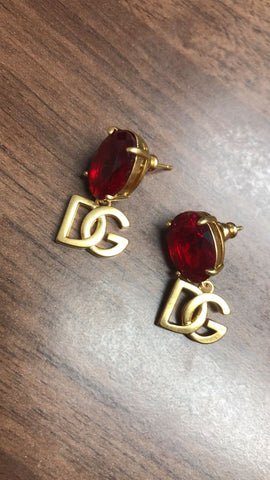 ‘Ruby Red’ Earrings