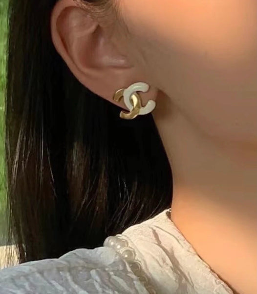 ‘Swirl’ Stud Earrings